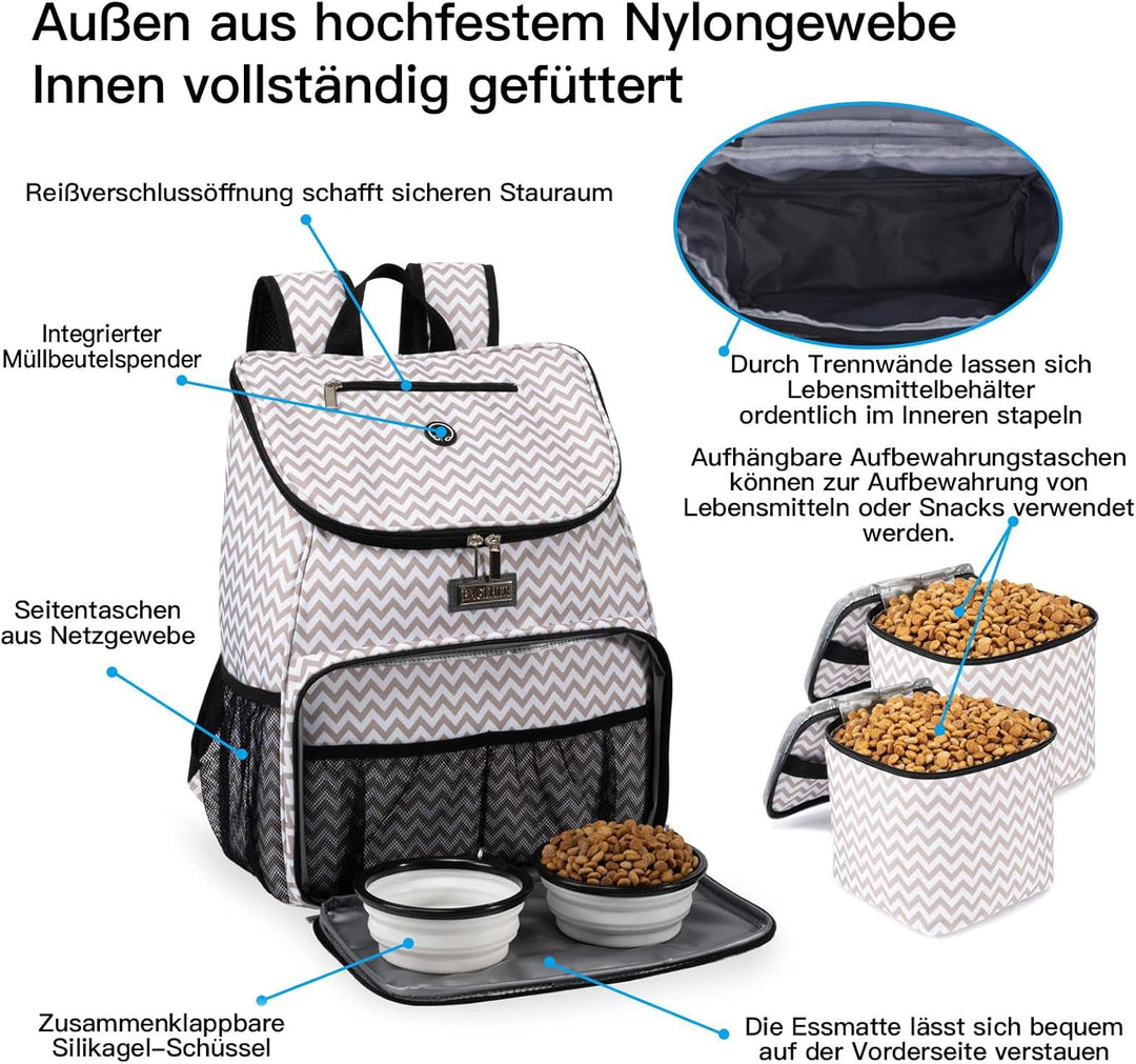 BAGLHER Hunde-Reisetasche, Fluggesellschaften zugelassener Haustierbedarf, Reiserucksack für Hunde m
