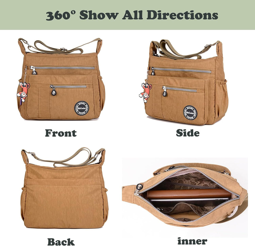 Foino Umhängetasche Damen Henkeltaschen Grosse Kapazität Schultertaschen Lässiges Reisetasche Tasche