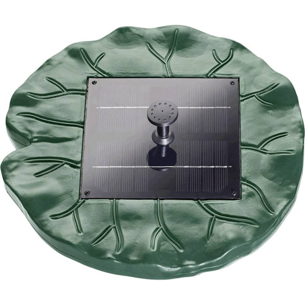 Pontec 40280 PondoSolar Lily Island - Solarwasserspielpumpe mit Akku / schwimmendes Wasserspiel / So