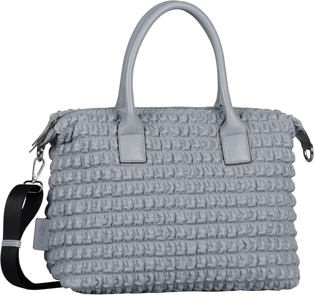 Gabor Damen Kari Henkeltasche mit langem Schulteriemen 35 x 14,5 x 25 (LxBxH) Light Blue, 35 x 14,5