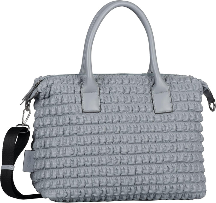 Gabor Damen Kari Henkeltasche mit langem Schulteriemen 35 x 14,5 x 25 (LxBxH) Light Blue, 35 x 14,5