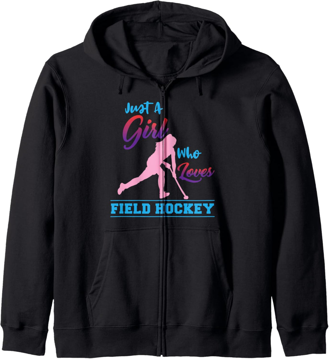 Feldhockey Fieldhockey Hockey Mädchen Geschenk Kapuzenjacke