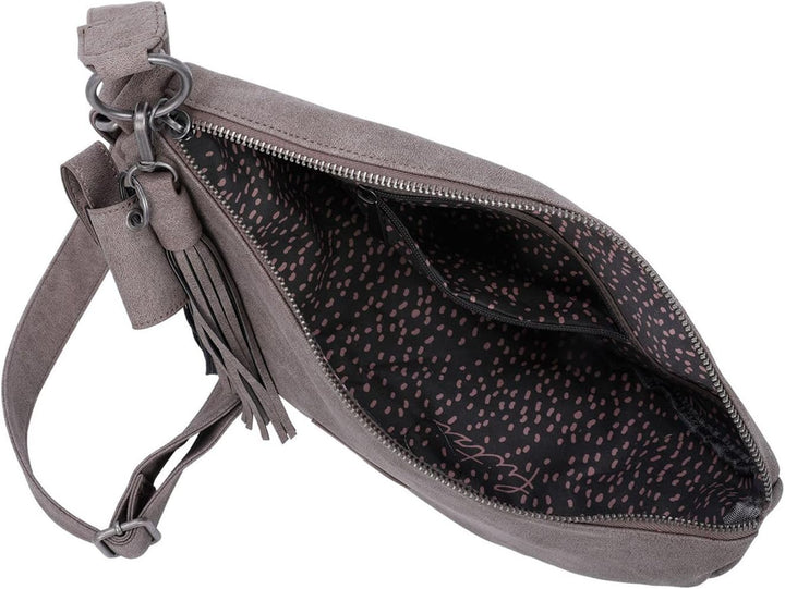 Fritzi aus Preussen Damen Lipstick03 Jakx Cross Bag, Einheitsgrösse Basalt, Basalt