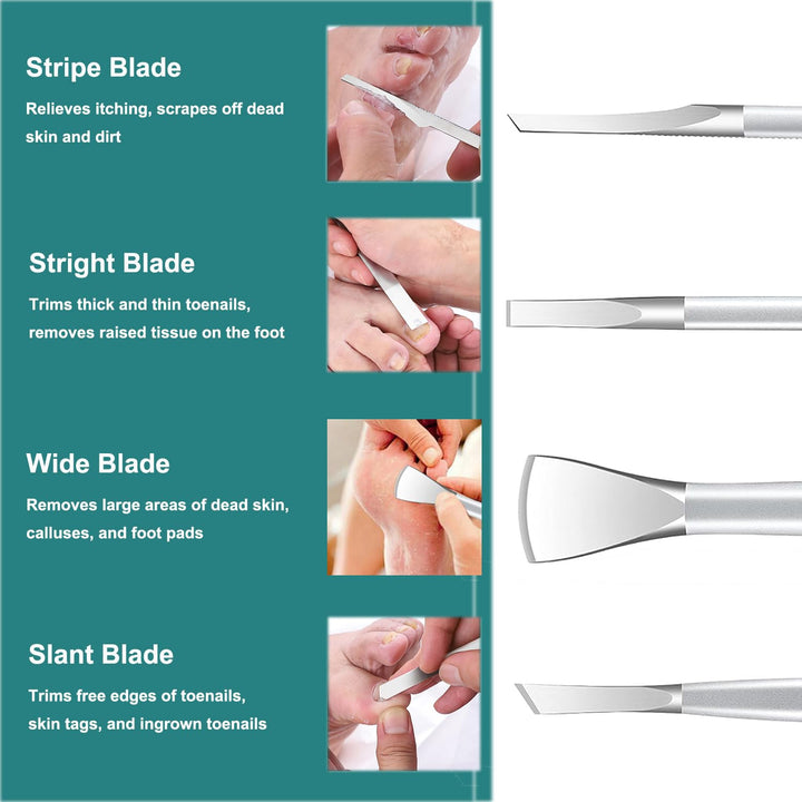 Ingrown Zehennagel Entfernung Kit, Pediküre Werkzeuge Kit Professionelles Messer Set Edelstahl Ingro