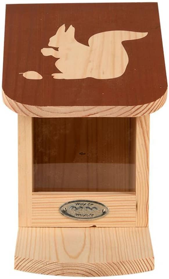 Esschert Design Eichhörnchen-Futterhaus - Holz