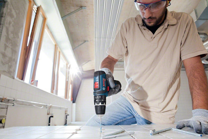 Bosch Professional 12V System Akku Schlagbohrschrauber GSB 12V-15 (ohne Akkus und Ladegerät, in L-BO