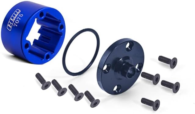 GPM Racing Medium Carbon Steel+Aluminium 7075 Front Middle Rear Diff Case for Arrma 1:7 Mojave EXB/M