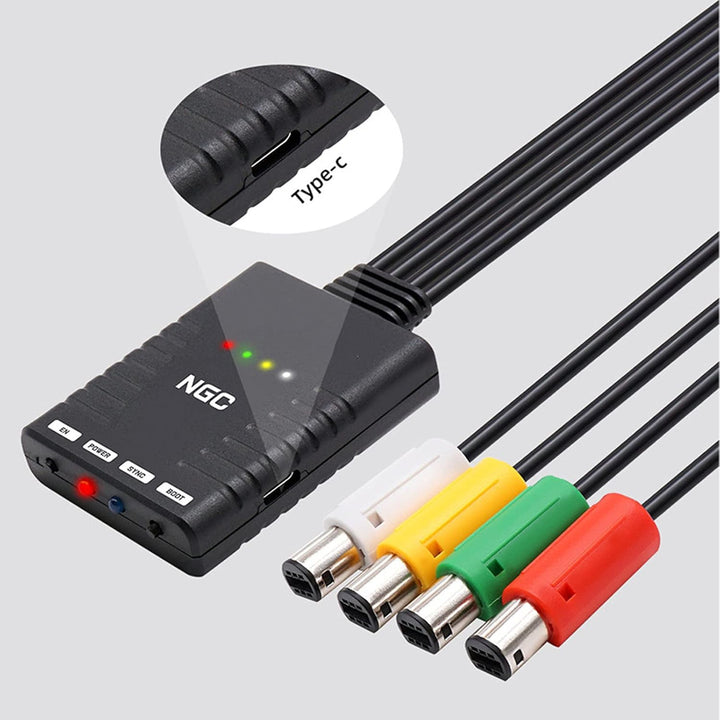 Gamecube Adapter, Professioneller Wireless Controller Adapter für GC Handle Converter für Wii für Sw