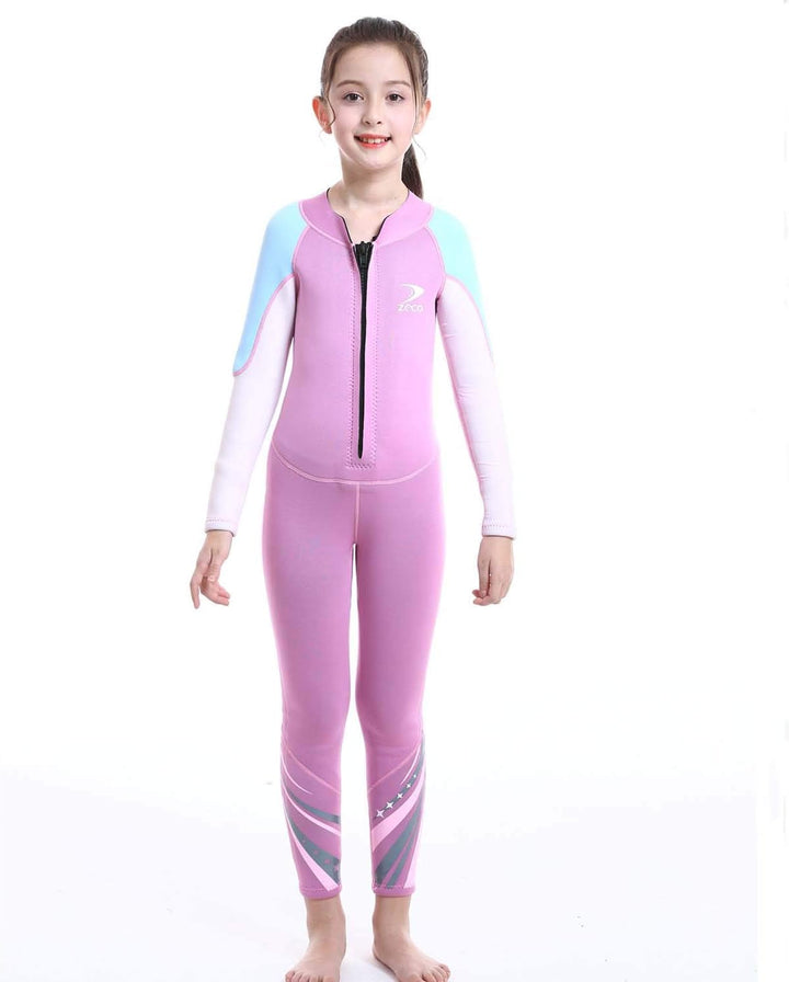 ZCCO Kids Neoprenanzug, 2,5 mm Neopren-Thermo-Badeanzug, Jugend-Badeanzug für Jungen und Mädchen Wär