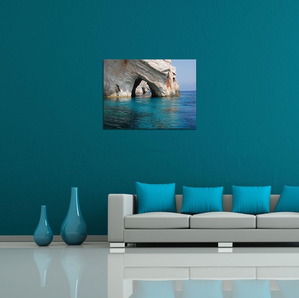 Bilderdepot24 Bild auf Leinwand | Zakynthos - Griechenland in 70x50 cm als Wandbild | Wand-deko Deko