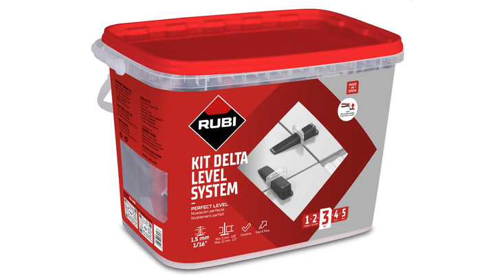 RUBI | Fliesennivelliersystem | 100 Nivellierkeile + 100 Kabelbinder 1,5 mm für Keramik zwischen 3 u