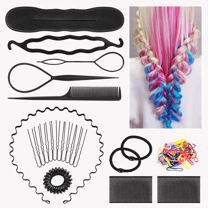 Yofuly Trainingskopf, 75 cm, Regenbogenfarben, Friseur, Mannequin, Puppe, Kunstfaser, Haarstyling-Se