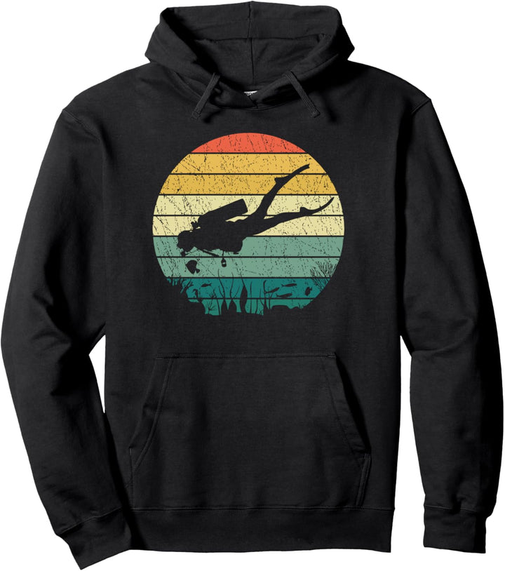 Klassisches Tauchen Ocean Diver Pullover Hoodie