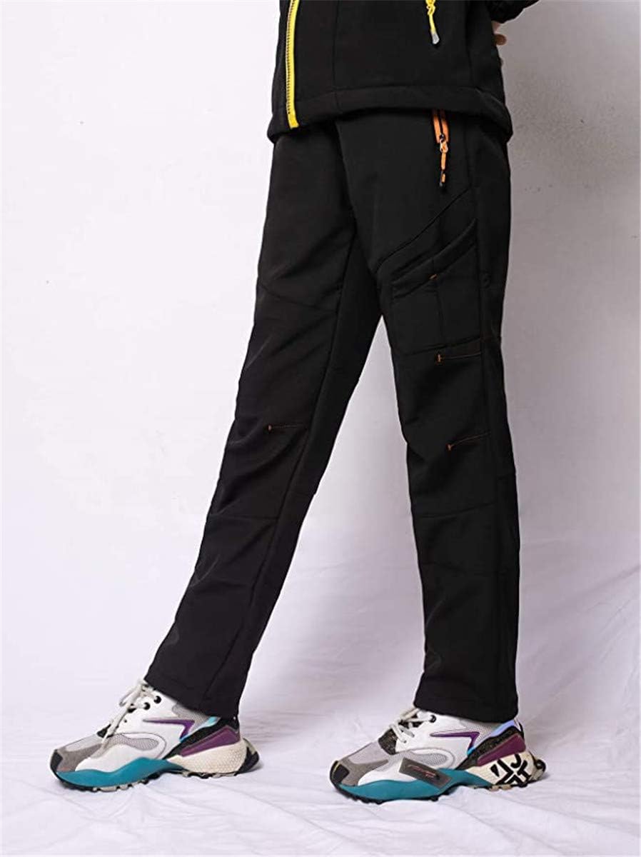 FAIRYRAIN Kinder Jungen Mädchen Winter Warm Fleecefütterung Softshellhose Gefüttert Wasserabweisend