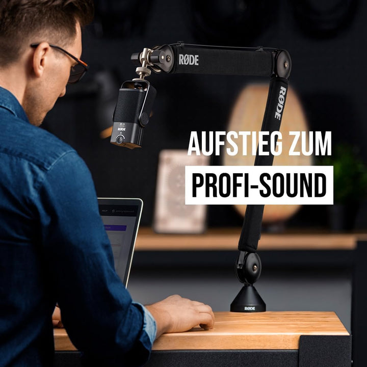 RØDE NT-USB Mini-Kondensatormikrofon in Studioqualität + SC19 USB-C-Lichtkabel (1,5m - iOS-kompatibe