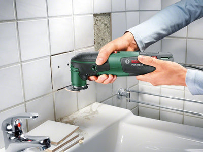 Bosch Home and Garden Bosch Multifunktionswerkzeug PMF 220 CE Set (220 Watt, im Koffer), Grün PMF 22