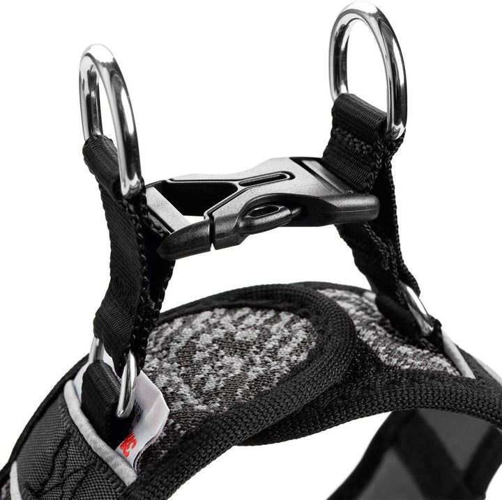 Hundegeschirr Hilo Soft Comfort S, Mesh, grau S grau, S grau