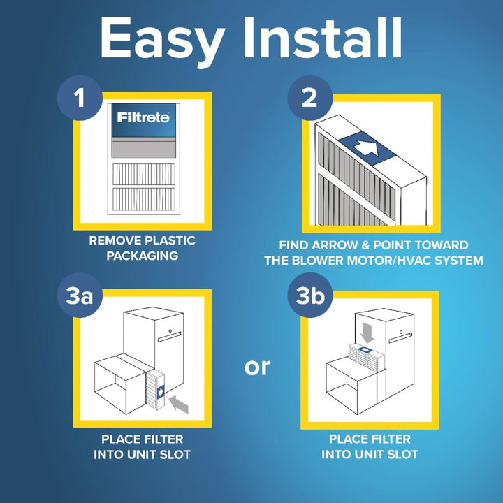Filtrete Gesundes Wohnen Ultra Allergen Deep Falte Filter, MPR 1550, 20 x 20 x 4-Zoll (4–3/8 Tiefe),
