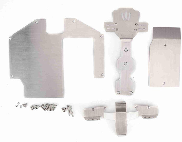 Udr Traxxas Udr Teile 304 Edelstahl Edelstahl Body Armor Front Chassis Heckschutz Set für Traxxas 1