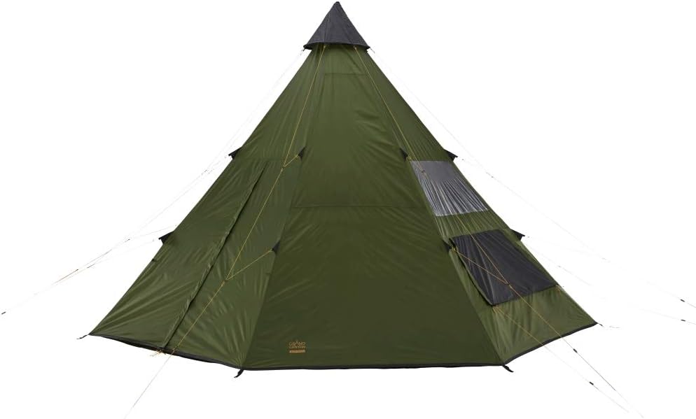 Grand Canyon Tepee - Tipi/Indiana Zelt für 8-Personen, Ø 500 cm, für Gruppen, Camping, Outdoor, Aben