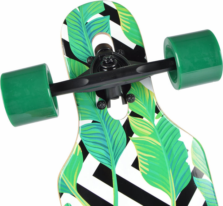 Apollo Longboard, Komplettboard mit High Speed ABEC Kugellagern, Drop Through, Freeride, Skaten, Cru