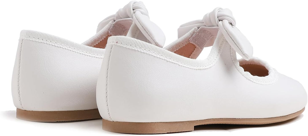 Feversole Girls Cute Dress, Mädchen süsses Kleid Mary Jane Schuhe weiche Party Urlaub Ballerinas 34