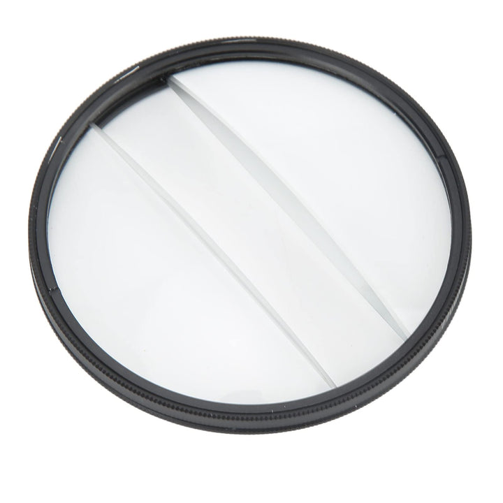 Kamera Spezialeffekt Filter Doppel Halbmondglas Split Diopter Kaleidoskop Prisma Objektiv 77mm Mount