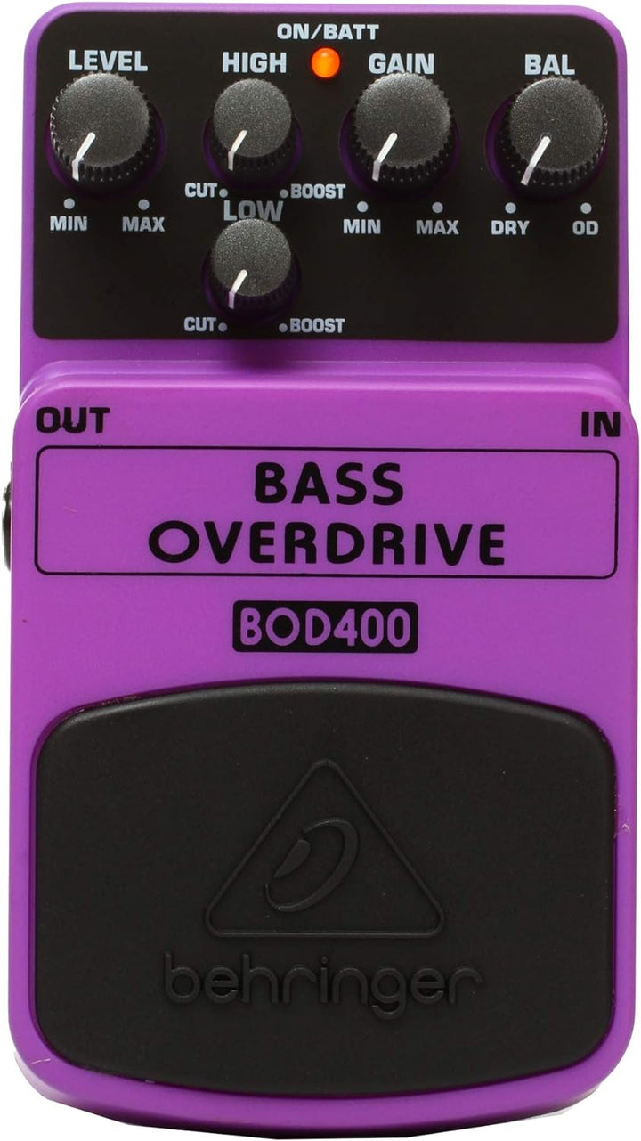 Behringer V-TONE BASS DRIVER DI BDI21 Bass Amp Modeler/Direct Recording Preamp/DI Box & BASS OVERDRI
