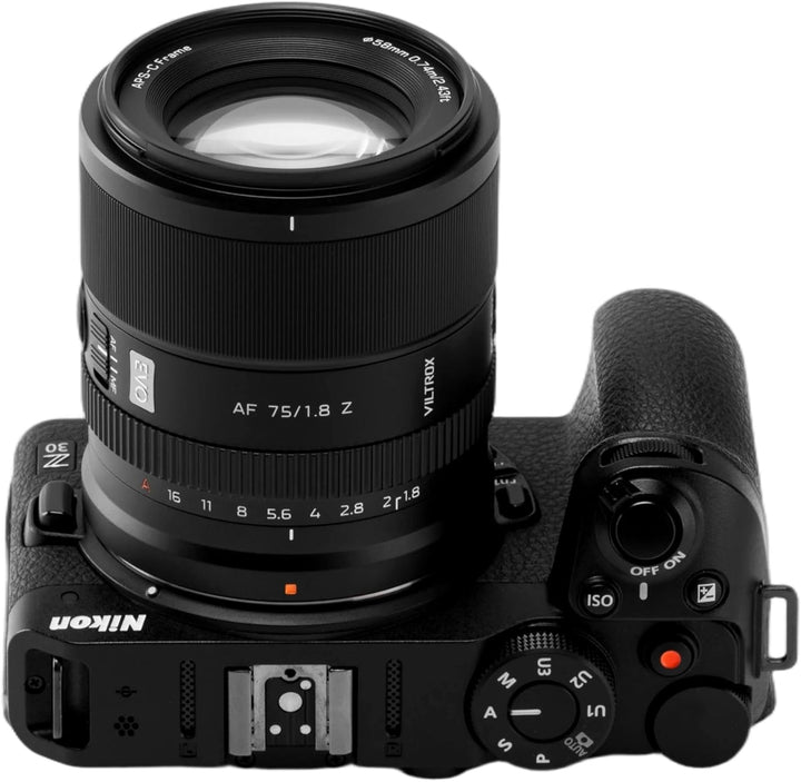 VILTROX 75mm F1.8 Z EVO Objektiv, AF 75mm f1.8 für Nikon Z Mount, Autofokus APS-C Objektiv für Nikon