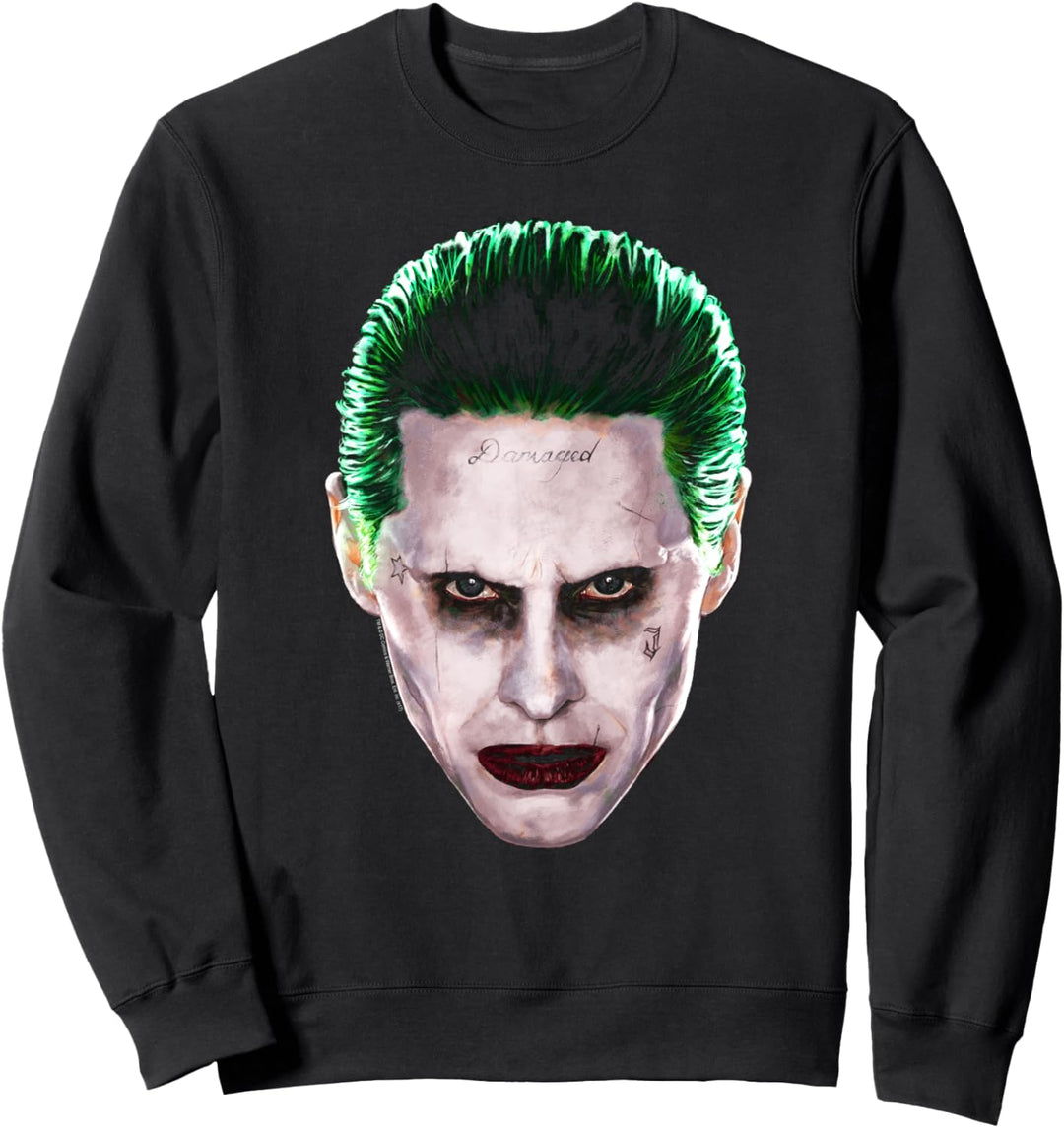 Suicide Squad Joker Head Sweatshirt