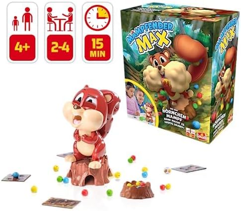 Goliath Mampfender Max, Brettspiele Für Kinder ab 4 Jahren, Gesellschaftsspiel für 2 bis 4 Spieler,
