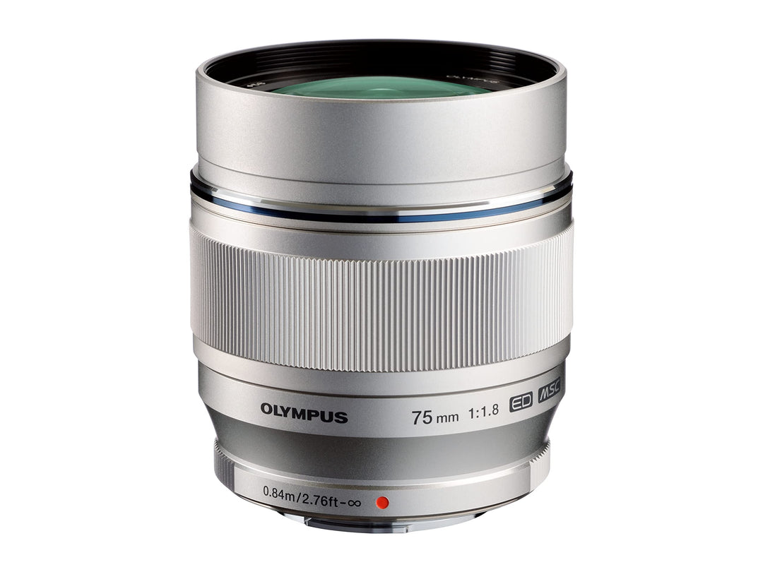 Olympus M.Zuiko Digital ED 75mm F1.8 Objektiv, lichtstarke Festbrennweite, geeignet für alle MFT-Kam