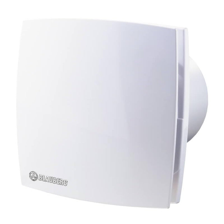 Blauberg Badlüfter mit Nachlauf Quatro C - Ø150mm - Weiss - Kompakter Ventilator für Badezimmer - Vi