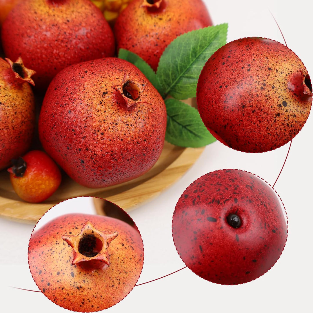 Künstliche Granatapfel-Dekoration, lebensechte realistische Simulation, künstliche Früchte, Schrank,