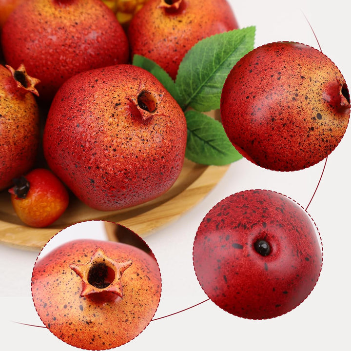 Künstliche Granatapfel-Dekoration, lebensechte realistische Simulation, künstliche Früchte, Schrank,