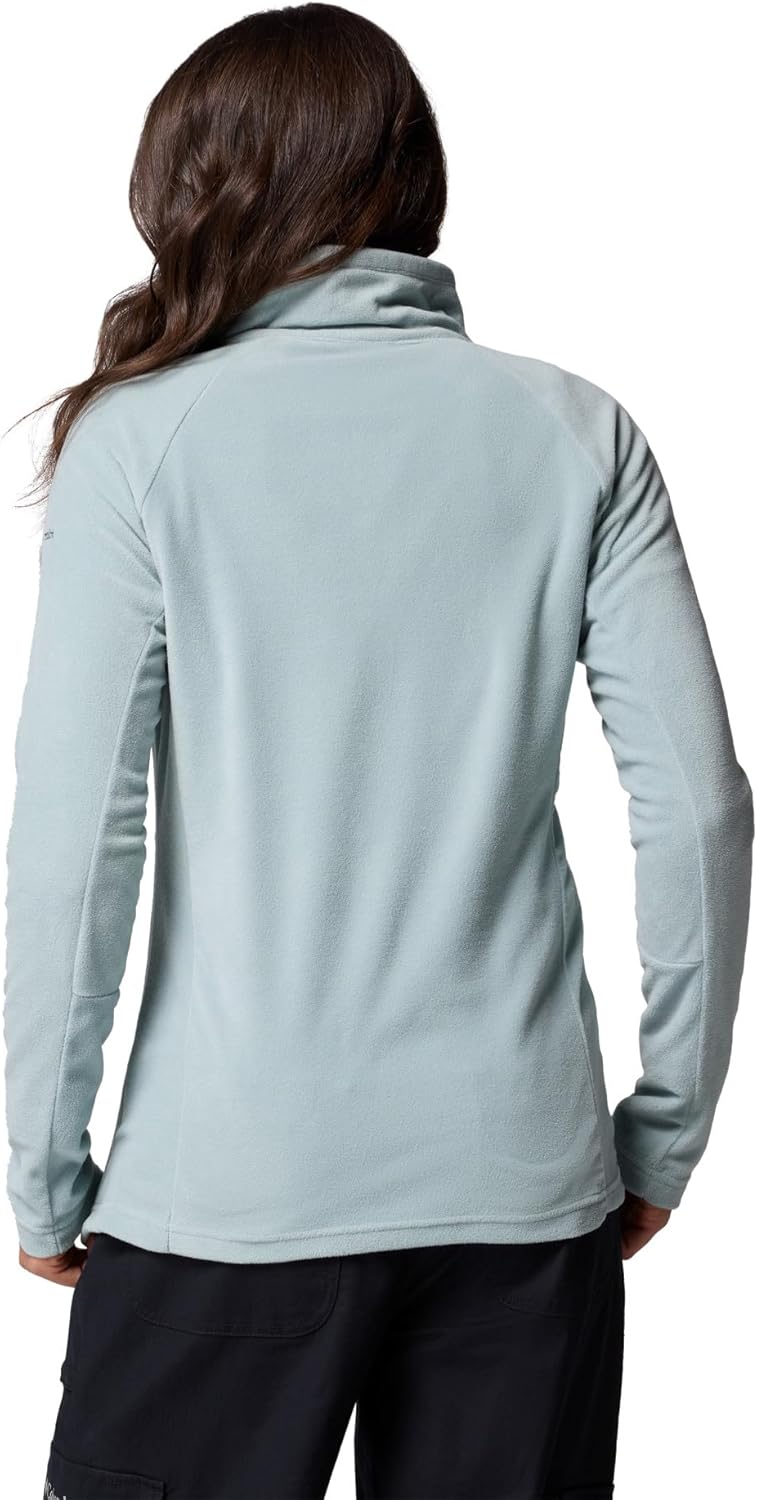 Columbia Fleecejacke mit halbem Reissverschluss für Damen, GLACIAL IV PRINT, AK1130 S Crushed Blue,