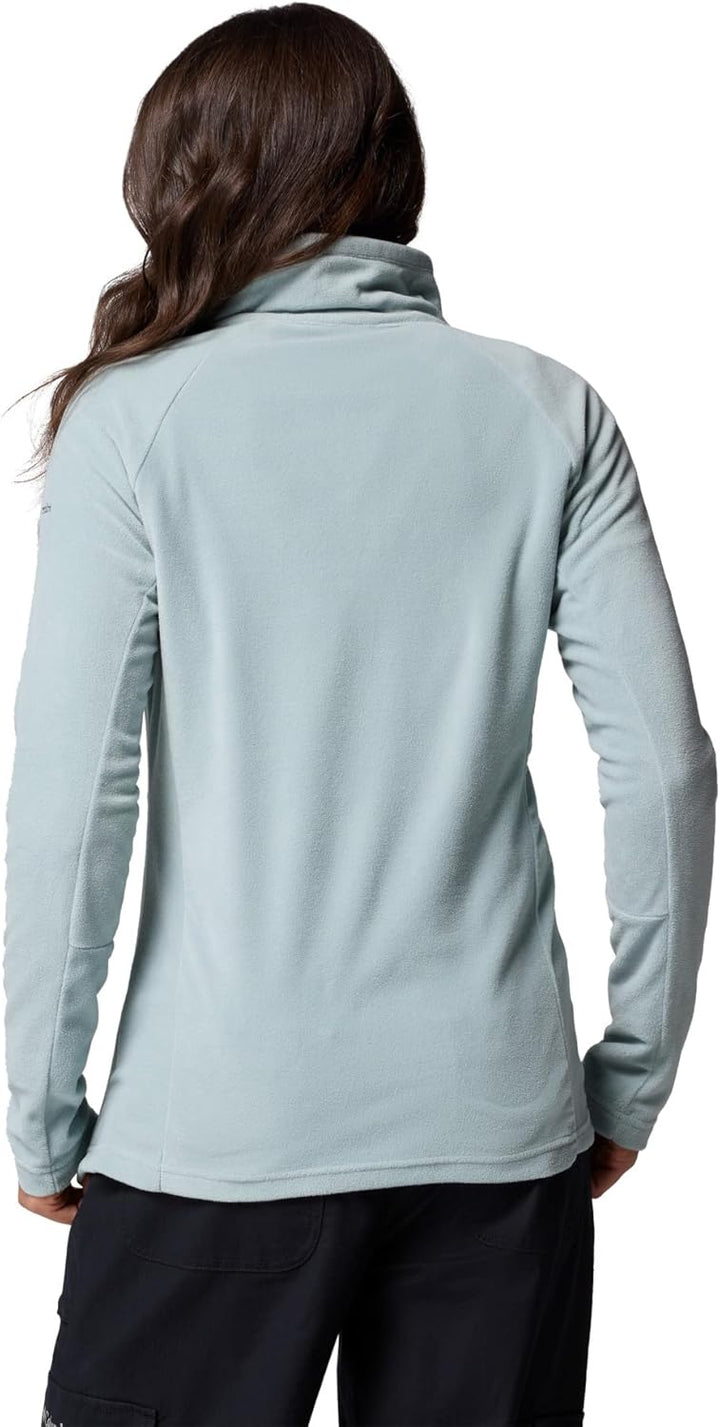 Columbia Fleecejacke mit halbem Reissverschluss für Damen, GLACIAL IV PRINT, AK1130 S Crushed Blue,