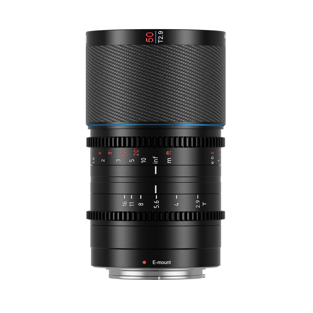 SIRUI Saturn 50 mm T2.9 1.6X Vollformat Kohlefaser anamorphe Linse, Cine Objektiv weniger als 500 g