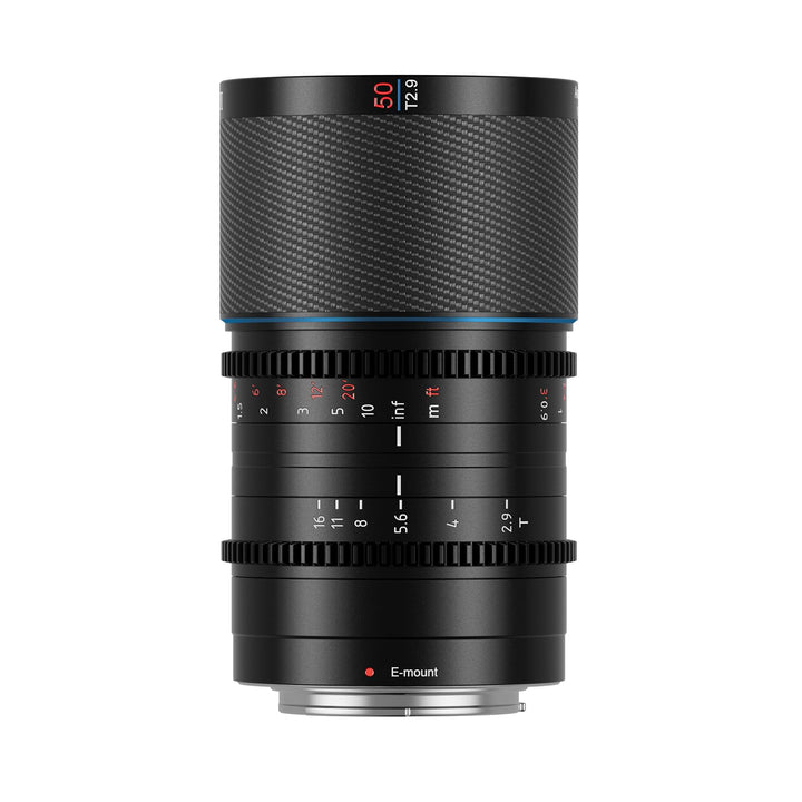 SIRUI Saturn 50 mm T2.9 1.6X Vollformat Kohlefaser anamorphe Linse, Cine Objektiv weniger als 500 g