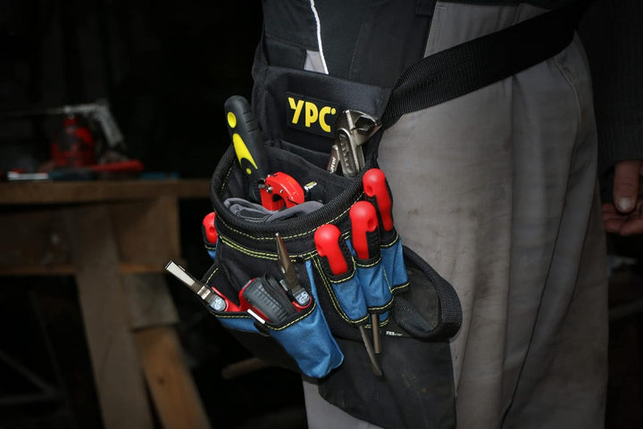 YPC Presto Werkzeug Gürteltasche XL – Werkzeuggürtel, Arbeitsgürtel, wasserfeste Werkzeugtasche mit