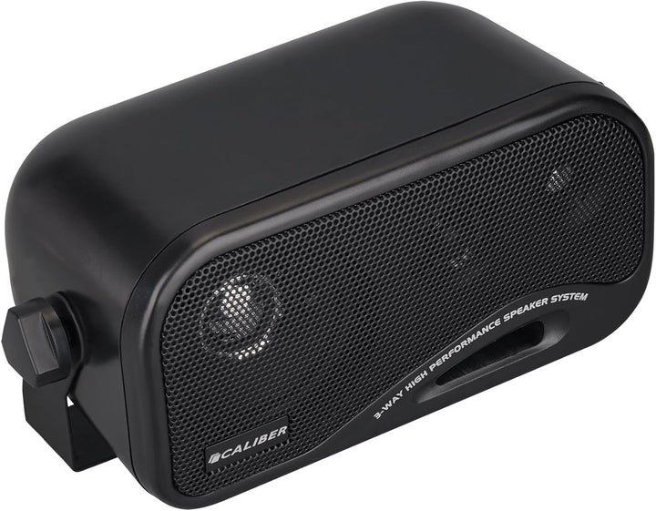Caliber Lautsprecher Auto - 2er Set Auto Boxen - Koaxial Lautsprecher 3-Wege - Max. 120 W - 80 W RMS