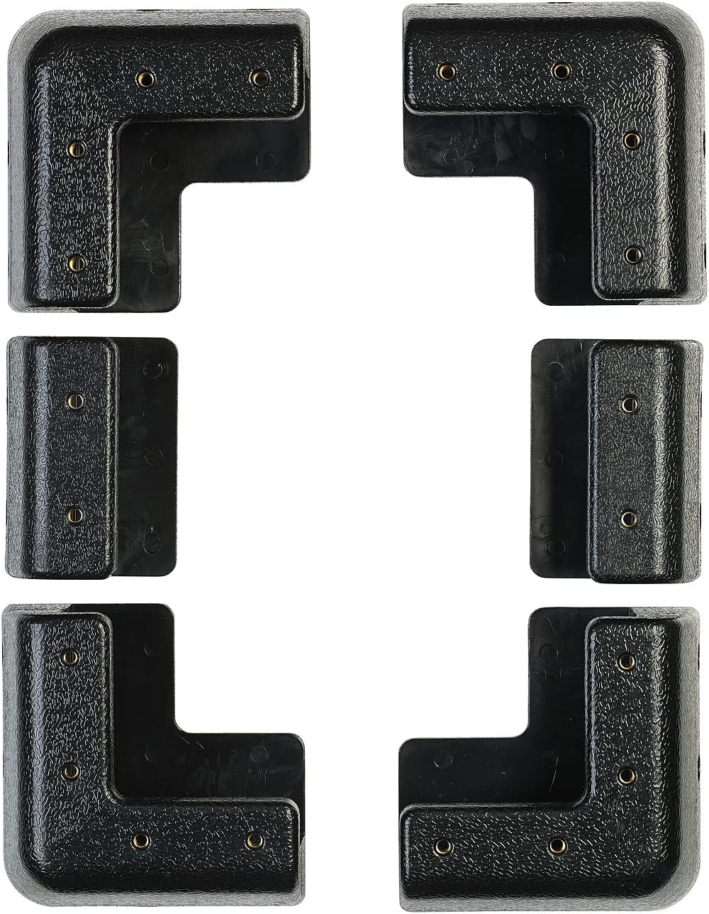 revolt Montageset Solar: Montage-Set für Solarpanels mit 18-40 mm Alu-Rahmenstärke, schwarz (Befesti