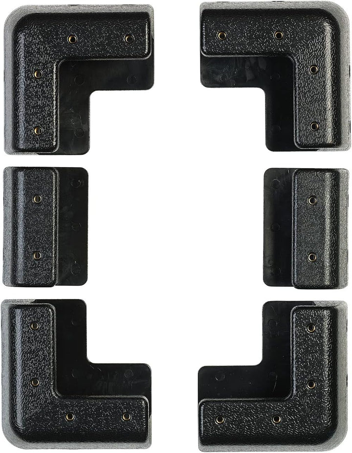revolt Montageset Solar: Montage-Set für Solarpanels mit 18-40 mm Alu-Rahmenstärke, schwarz (Befesti