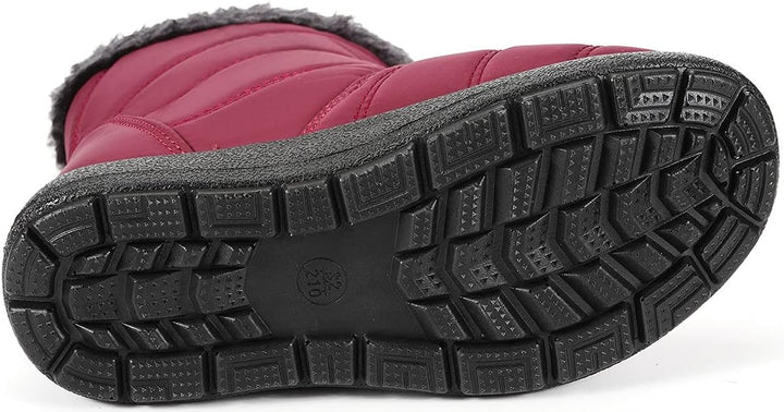 Gaatpot Kinder Winterschuhe Jungen Mädchen Winterstiefel Schneestiefel Wasserdicht Warm gefütterte S