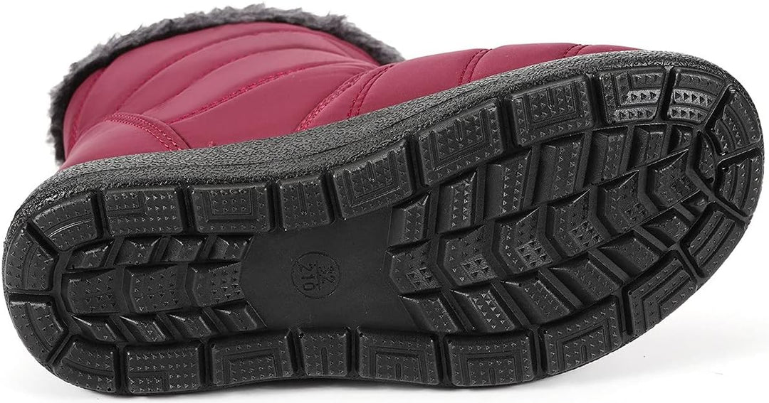 Gaatpot Kinder Winterschuhe Jungen Mädchen Winterstiefel Schneestiefel Wasserdicht Warm gefütterte S