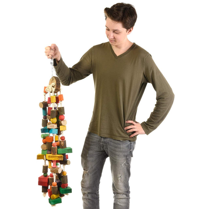 HappyBird | Vogelspielzeug Giant Giggle - ca. 29 x 28 x 93 cm