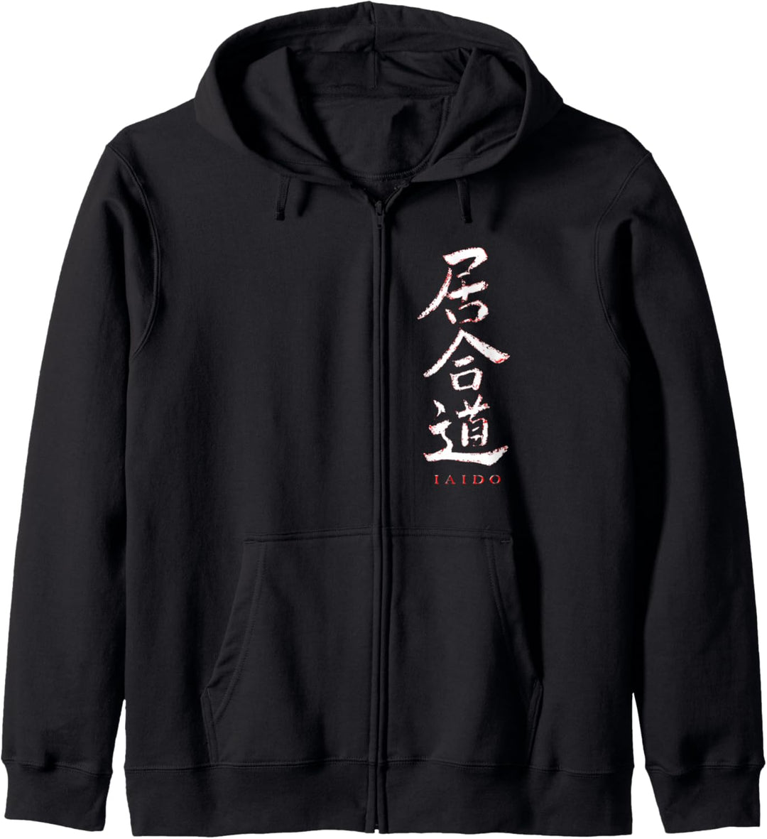 Iaido Kanji, Samurai Ronin Kapuzenjacke