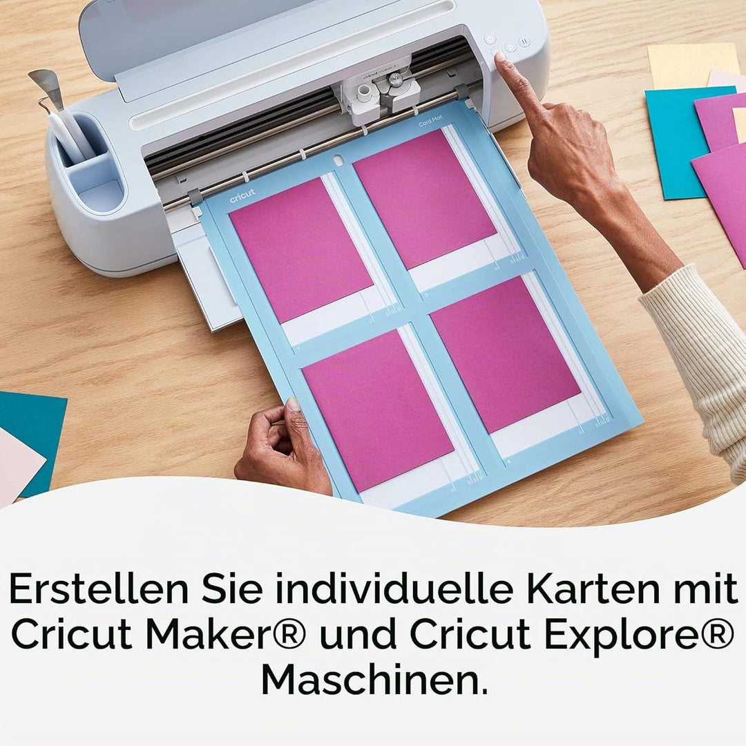 Cricut Kartenmatte - 2x2 | Kompatibel mit allen Cricut Kartengrössen | Erstellen Sie individuelle Ka
