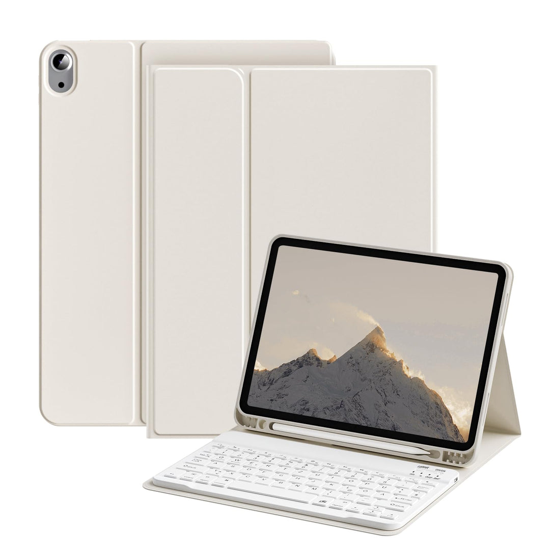 Hülle mit Tastatur Für iPad 11 Generation (A16) 11 Zoll 2025/10 Generation 10.9 Zoll 2022, Mit Magne