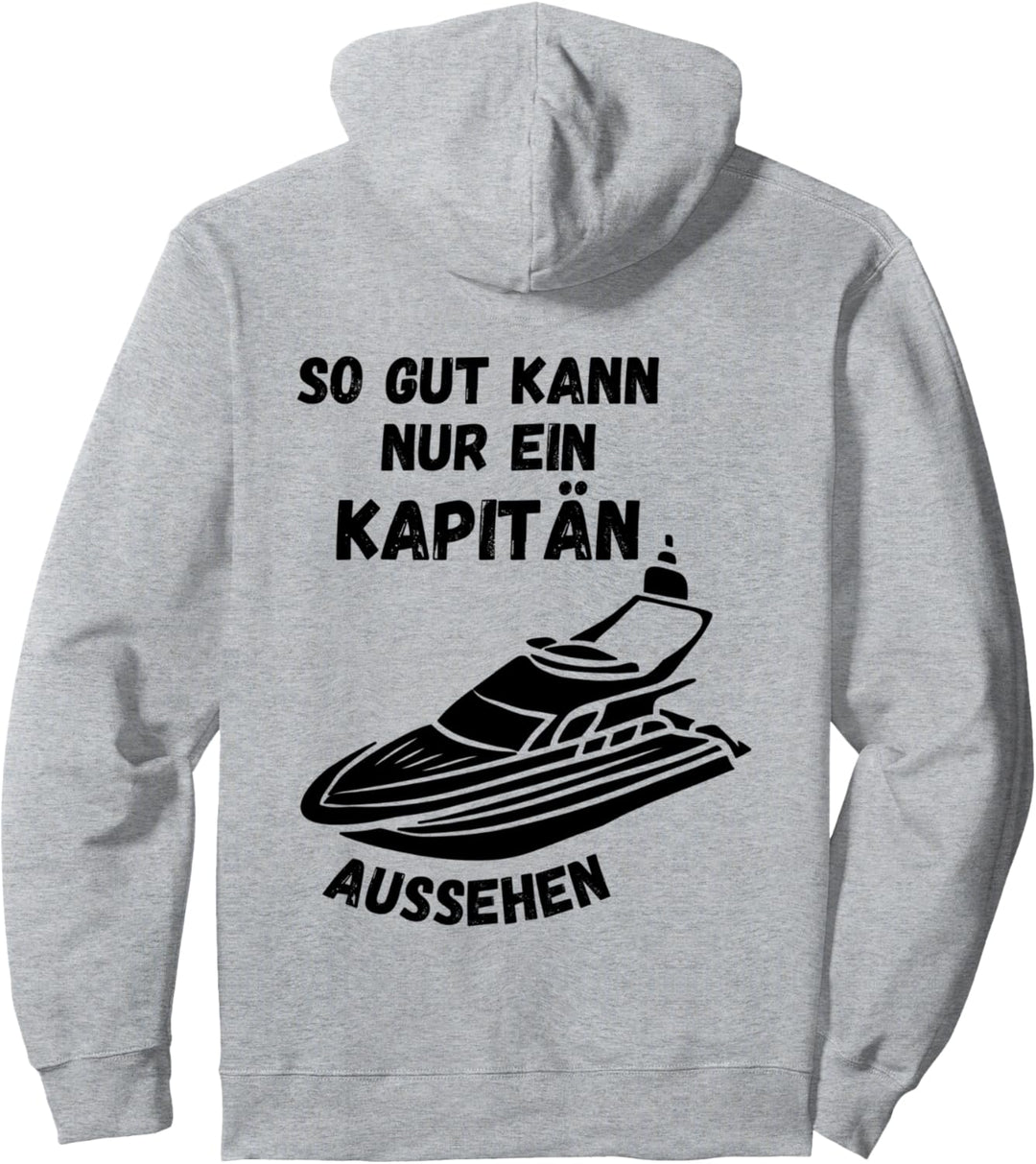 Kapitän Geschenke Bootsfahrer Boot Skipper Bootsbesitzer Pullover Hoodie